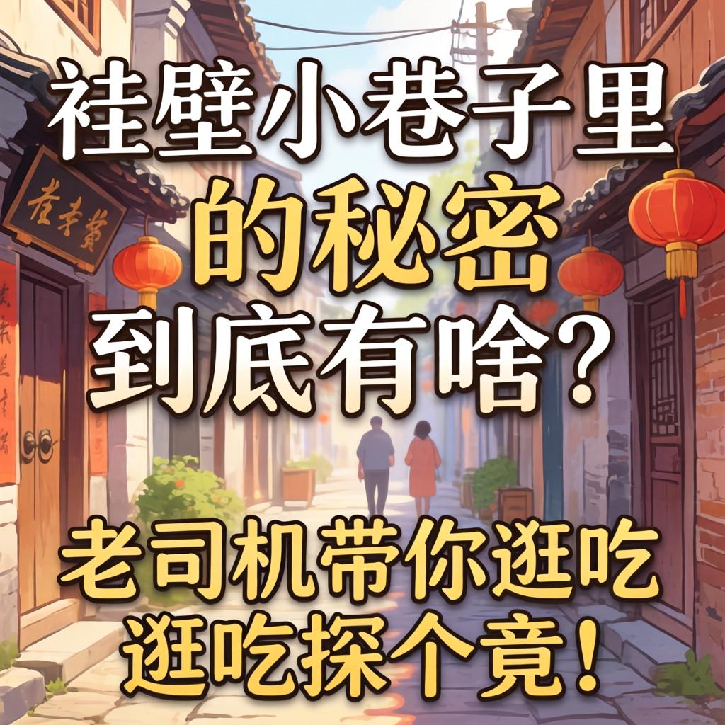 赤壁小巷子里的秘密到底有啥？老司机带你逛吃逛吃探个究竟！