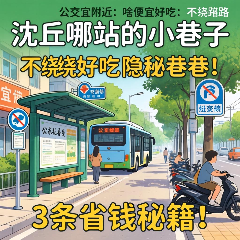 沈丘哪有站的小巷子，公交站附近有啥便宜好吃、不绕路的隐秘巷巷？3条省钱秘籍！