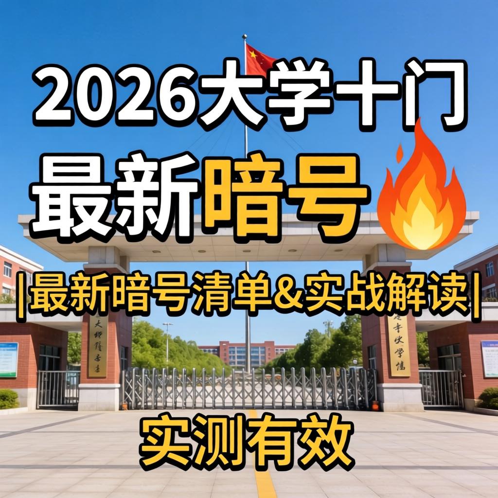 2026大学门口最新暗号?|最新暗号清单&实战解读|实测有效