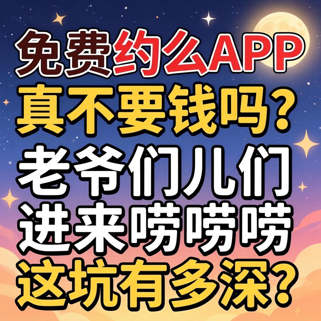 免费约会应用真不要钱吗?老爷们儿们进来唠唠这坑有多深?