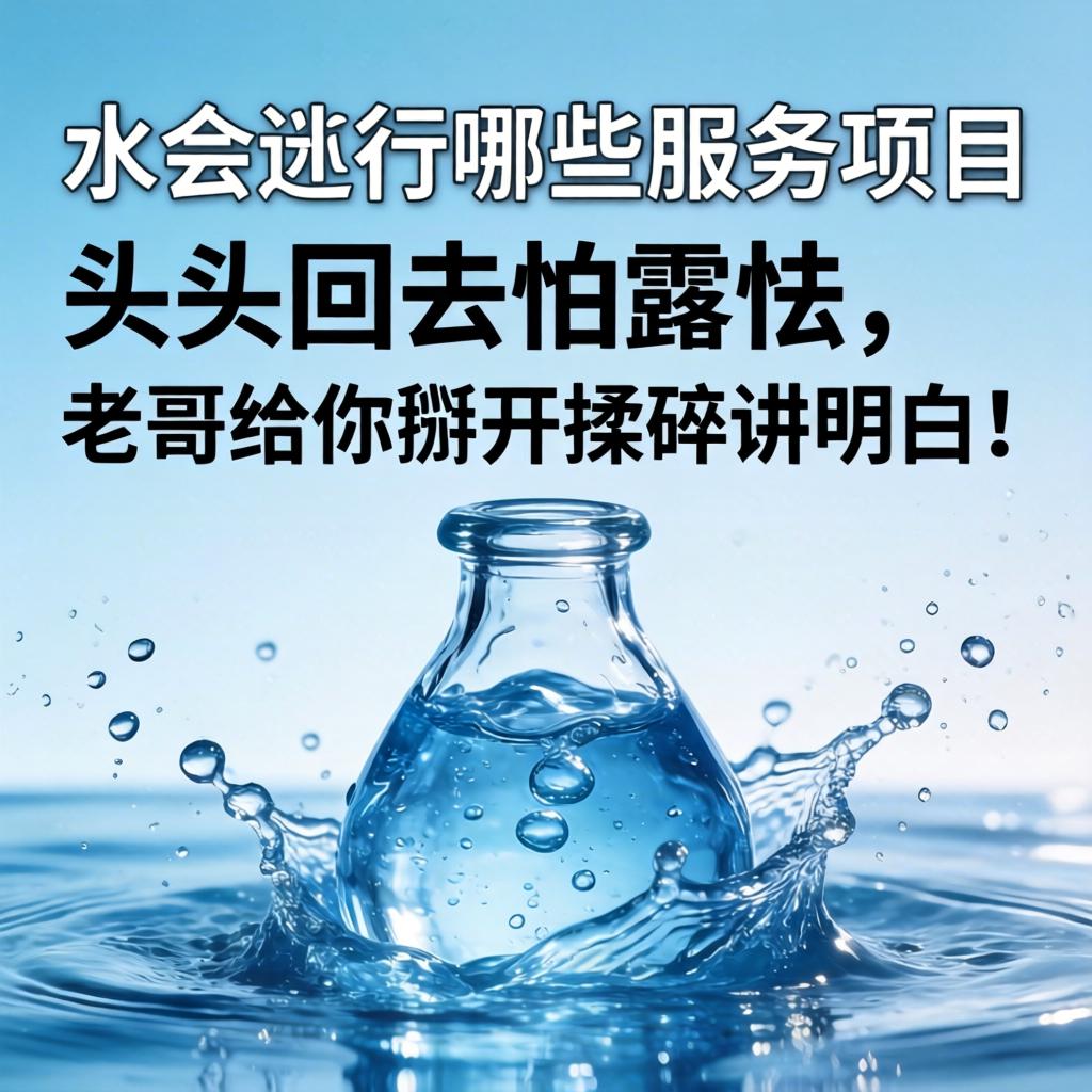 水会蕴含哪些服务项目？头回去怕露怯，老哥给你掰开揉碎讲领略！