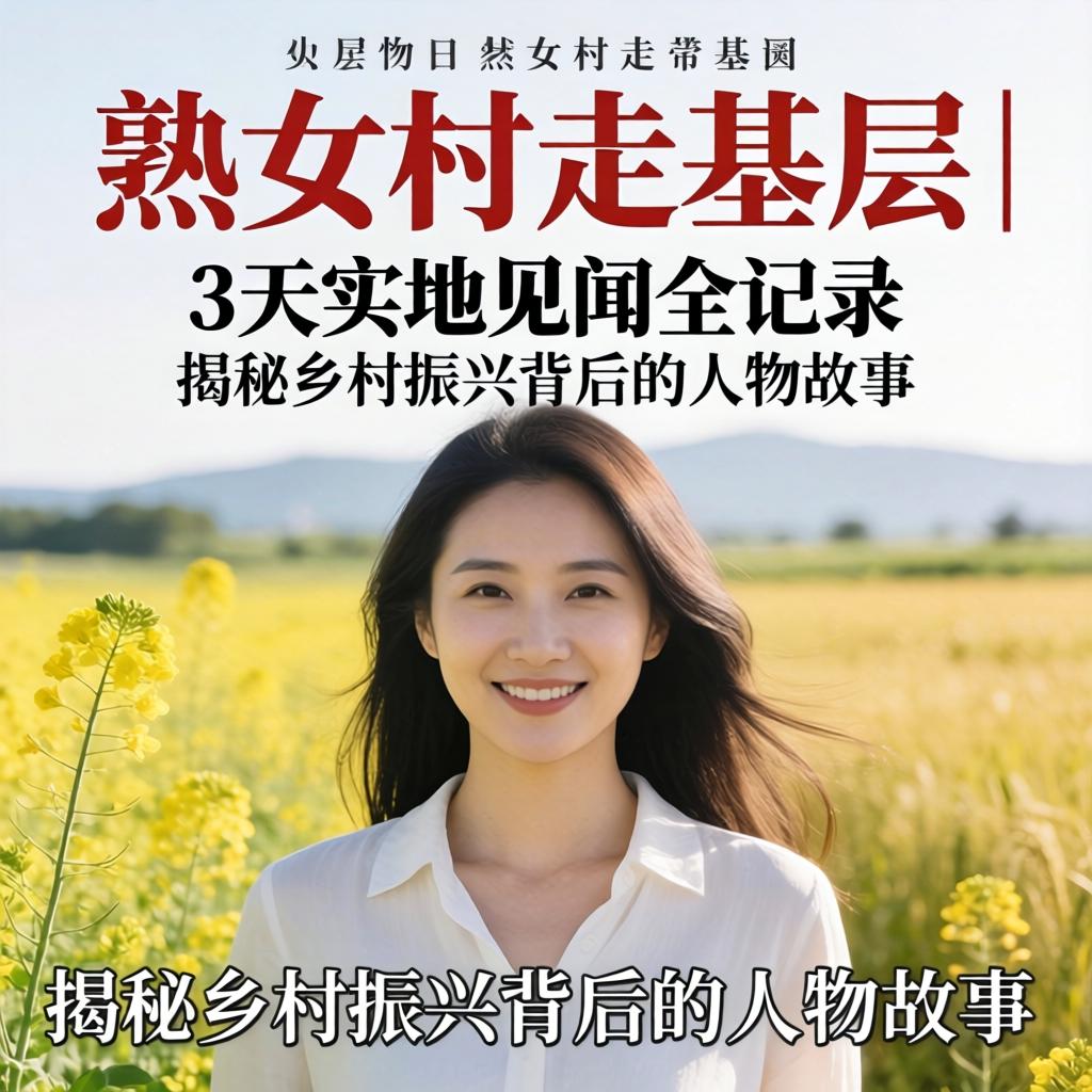 熟女村走基层 | 3天实地见闻全记录，揭秘乡村振兴背后的人物故事