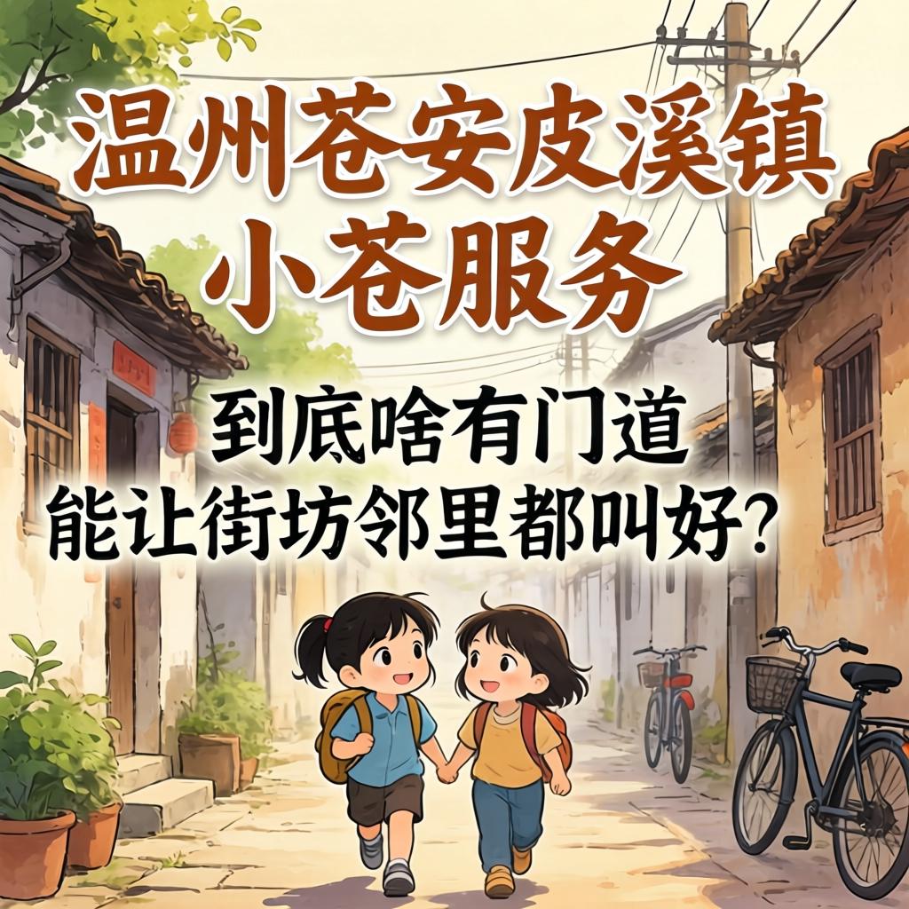 温州苍南灵溪镇小巷服务，到底有啥门道能让街坊邻里都叫好？