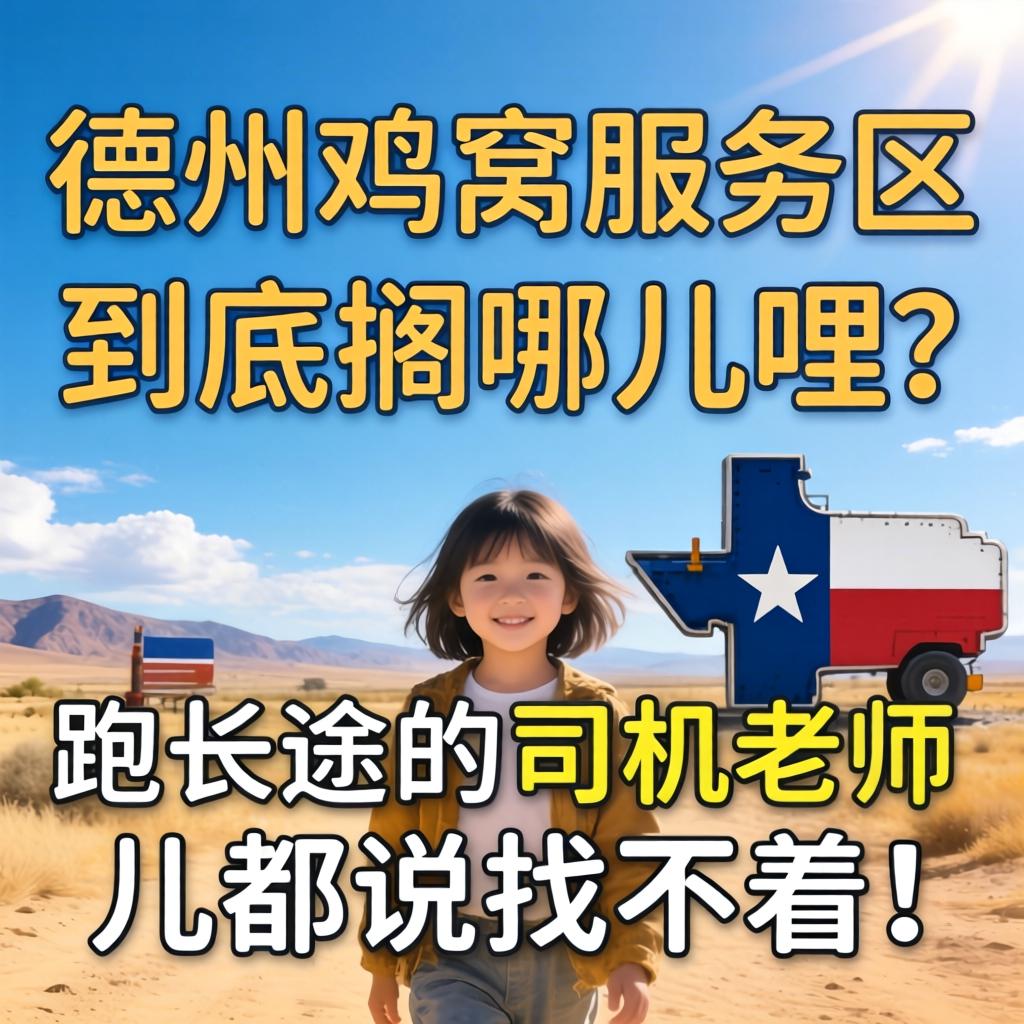 “德州鸡窝服务区”到底搁哪儿哩？跑长途的司机老师儿都说找不着！