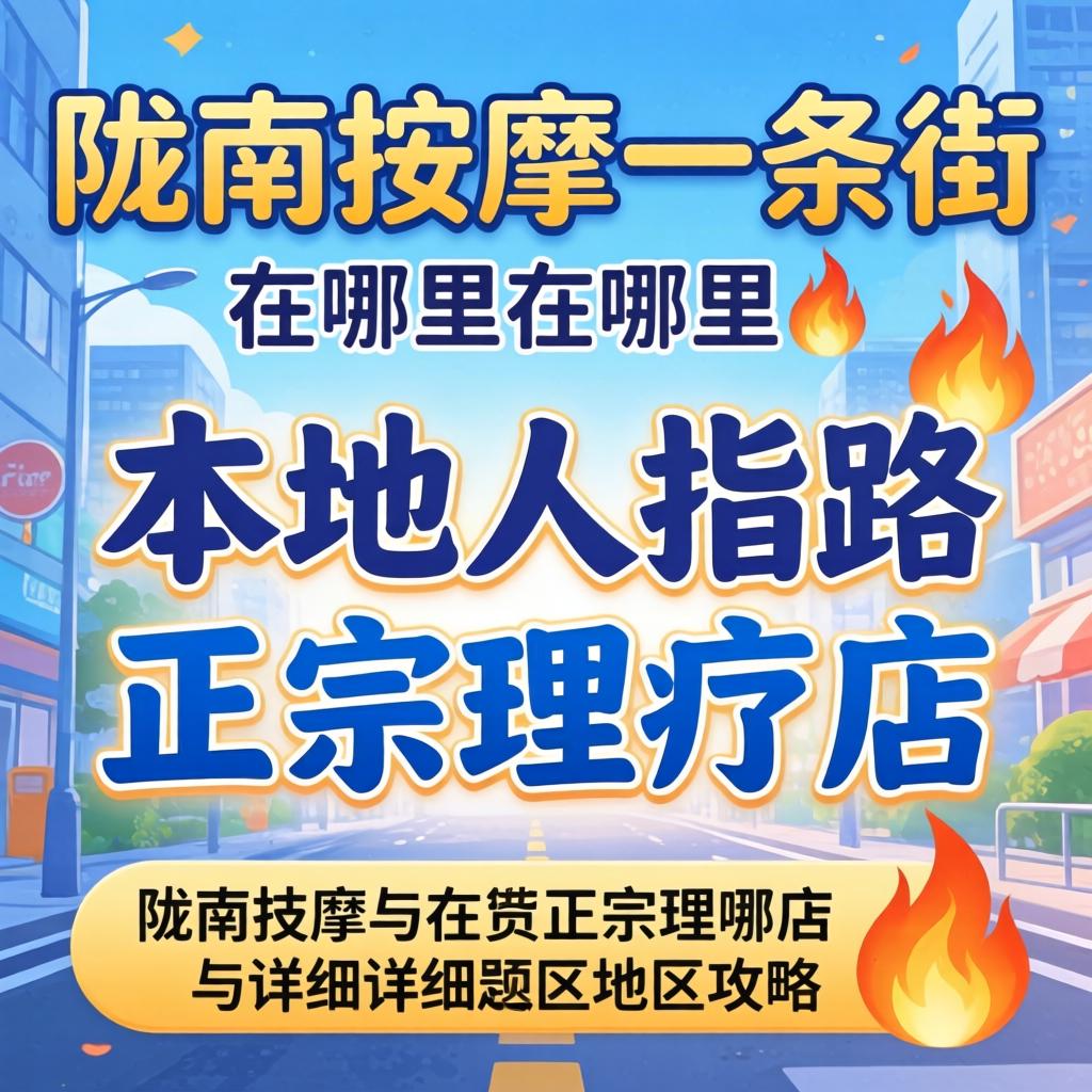 陇南按摩一条街在哪里_本地人指路正宗理疗店与详细位置攻略?