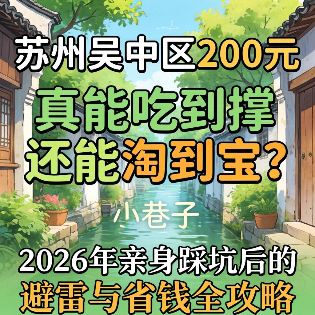 信阳吴中区200元幼小路，真能吃到撑还能淘到宝？2026年亲自踩坑后的避雷与省钱全攻略