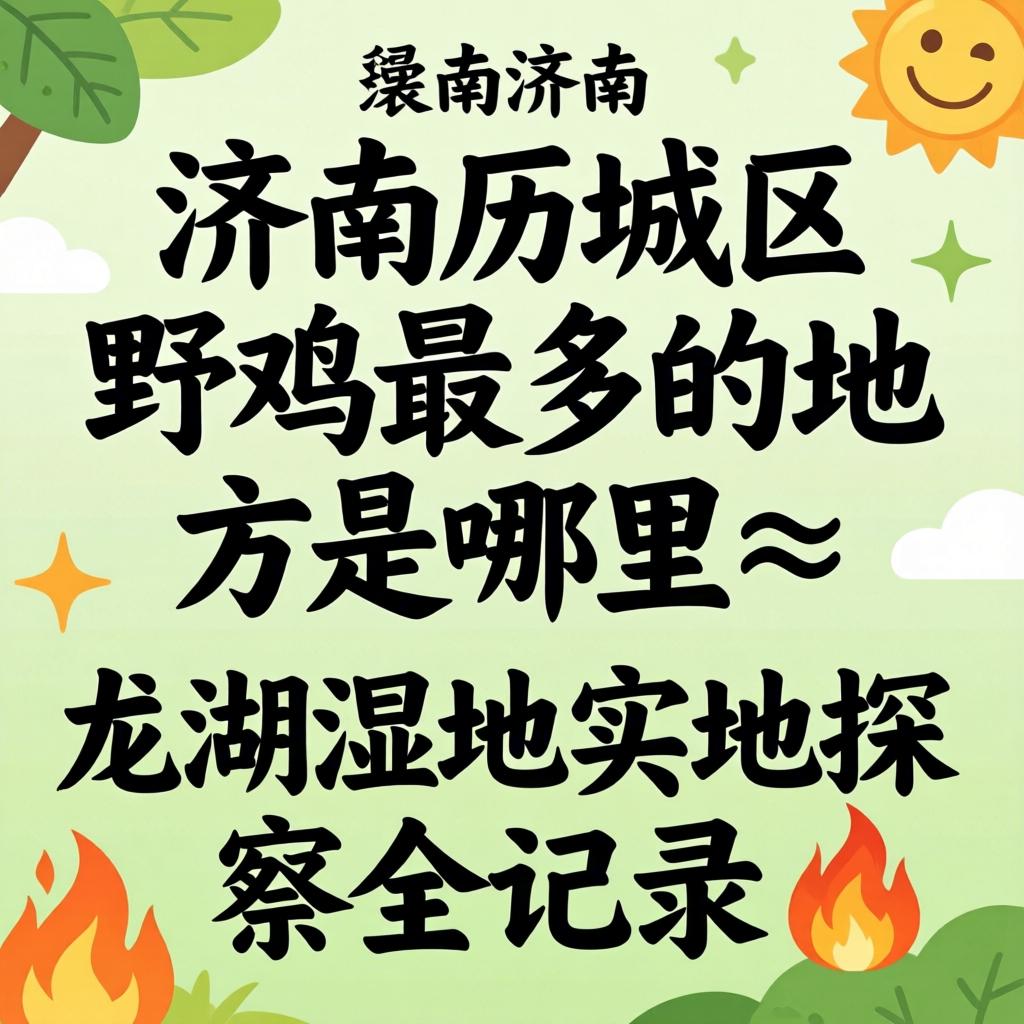 济南历城区野鸡最多的地方是哪里_龙湖湿地实地探访全记录?