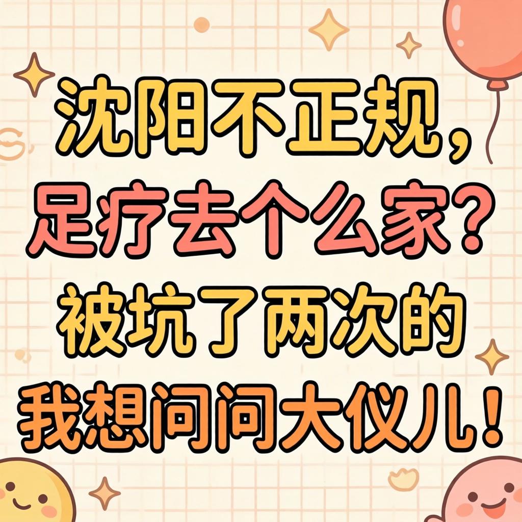沈阳不正规足疗去哪家好？被坑了两次的我想问问大伙儿！