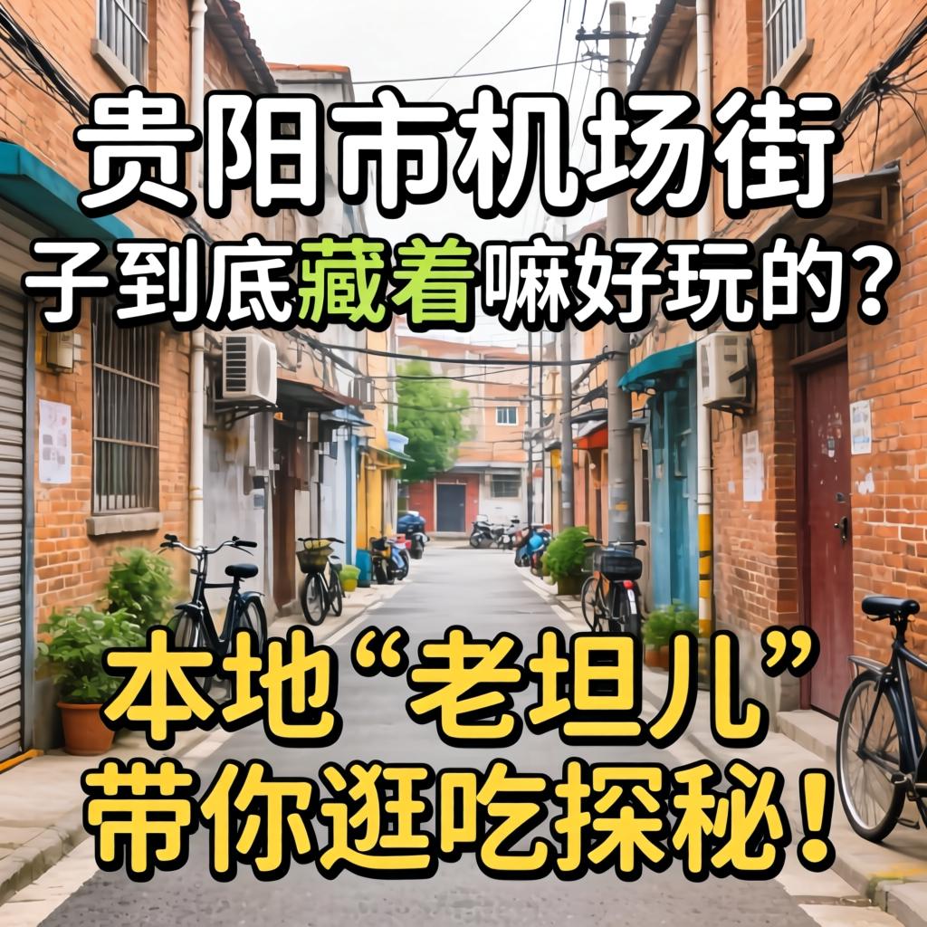 贵阳市机场街的小巷子到底藏着嘛好玩的？本地“老坦儿”带你逛吃探秘！