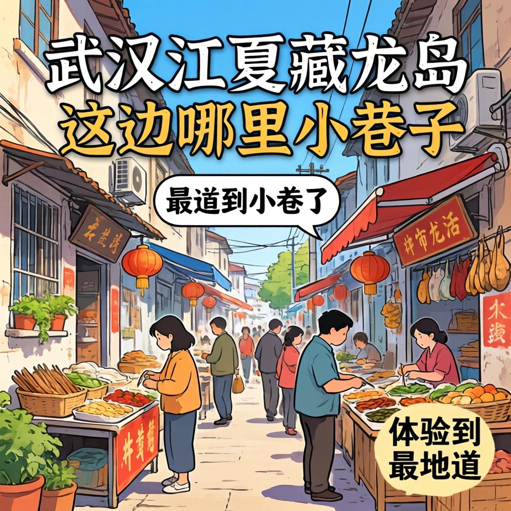 武汉江夏藏龙岛这边那里有小巷子能体验到最隧道的市井生涯？？？
