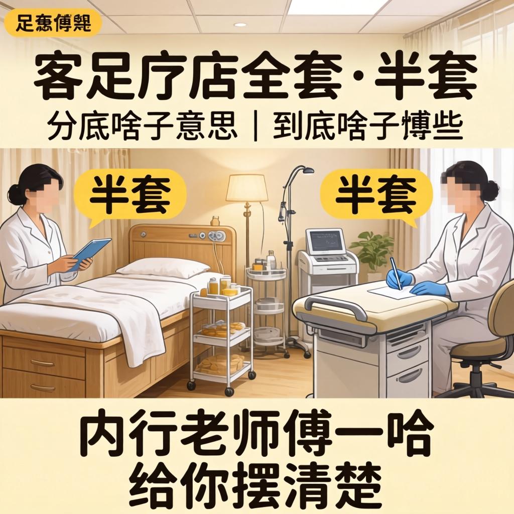 足疗店全套和半套分别有哪些项目？到底啥子意思｜内行老师傅一哈给你摆清楚