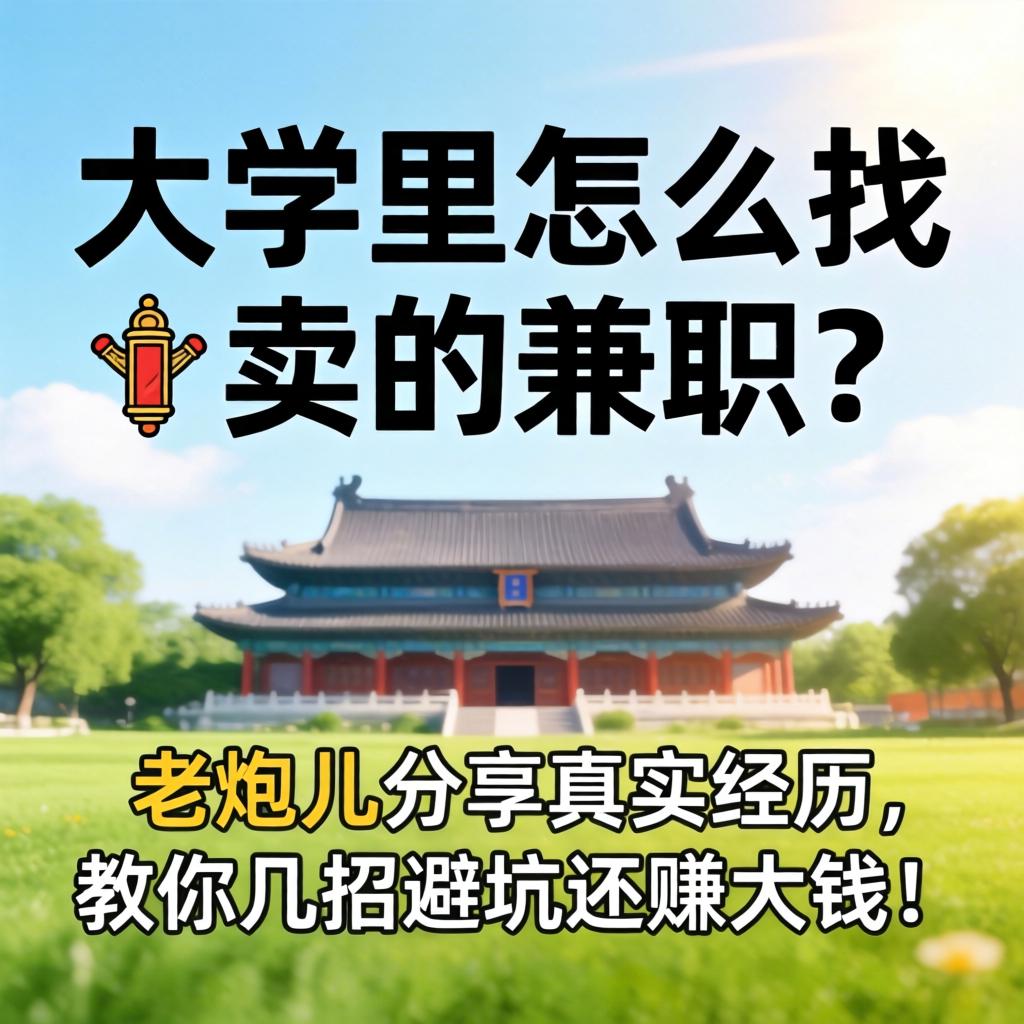 大学里怎么找卖的兼职？？老炮儿分享真实履历，，，教你几招避坑还赚大钱！