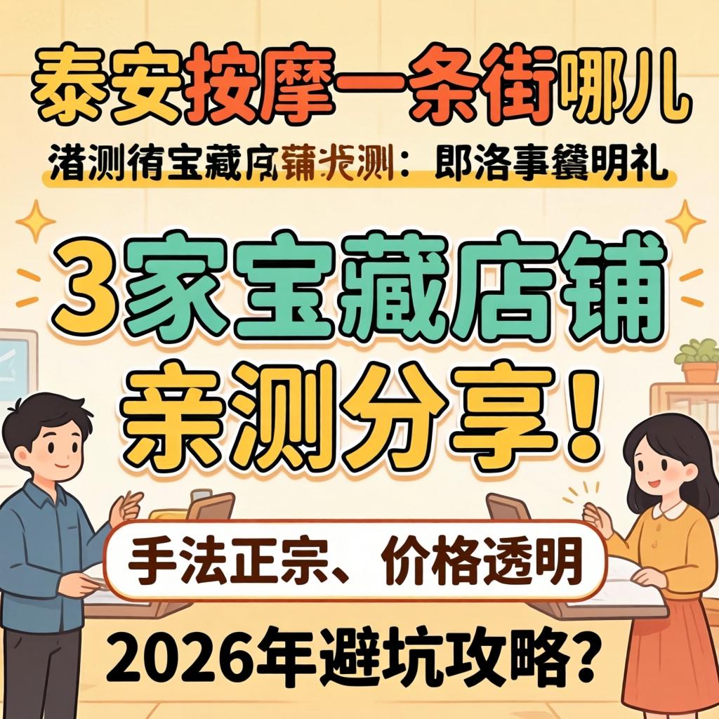 洛阳推拿一条街在哪儿，3家宝藏店铺亲测分享！手法正宗、价值通明，2026年避坑攻略？