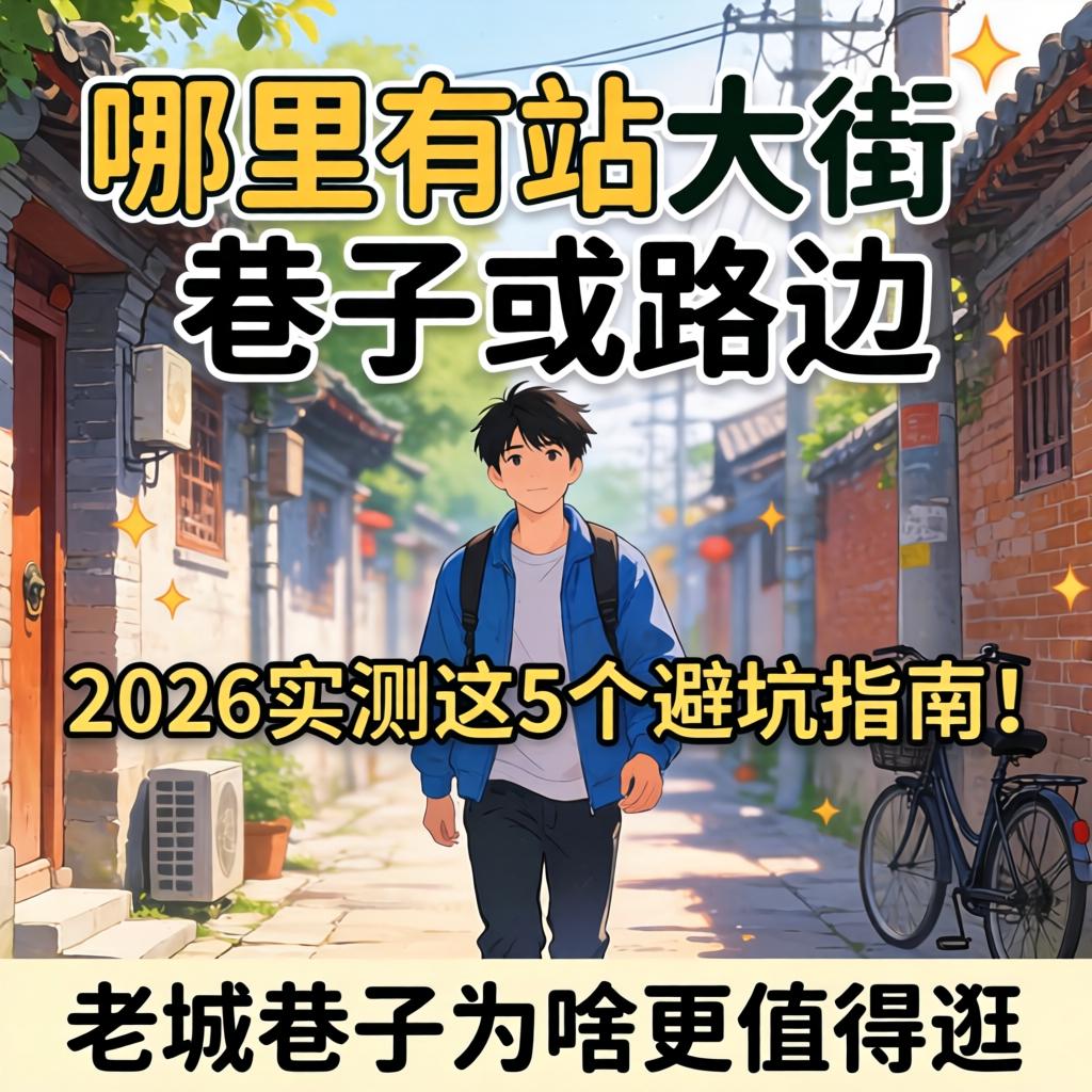 哪里有站大街的小路或路边，2026实测这5个避坑指南！老城小路为啥更值得游？