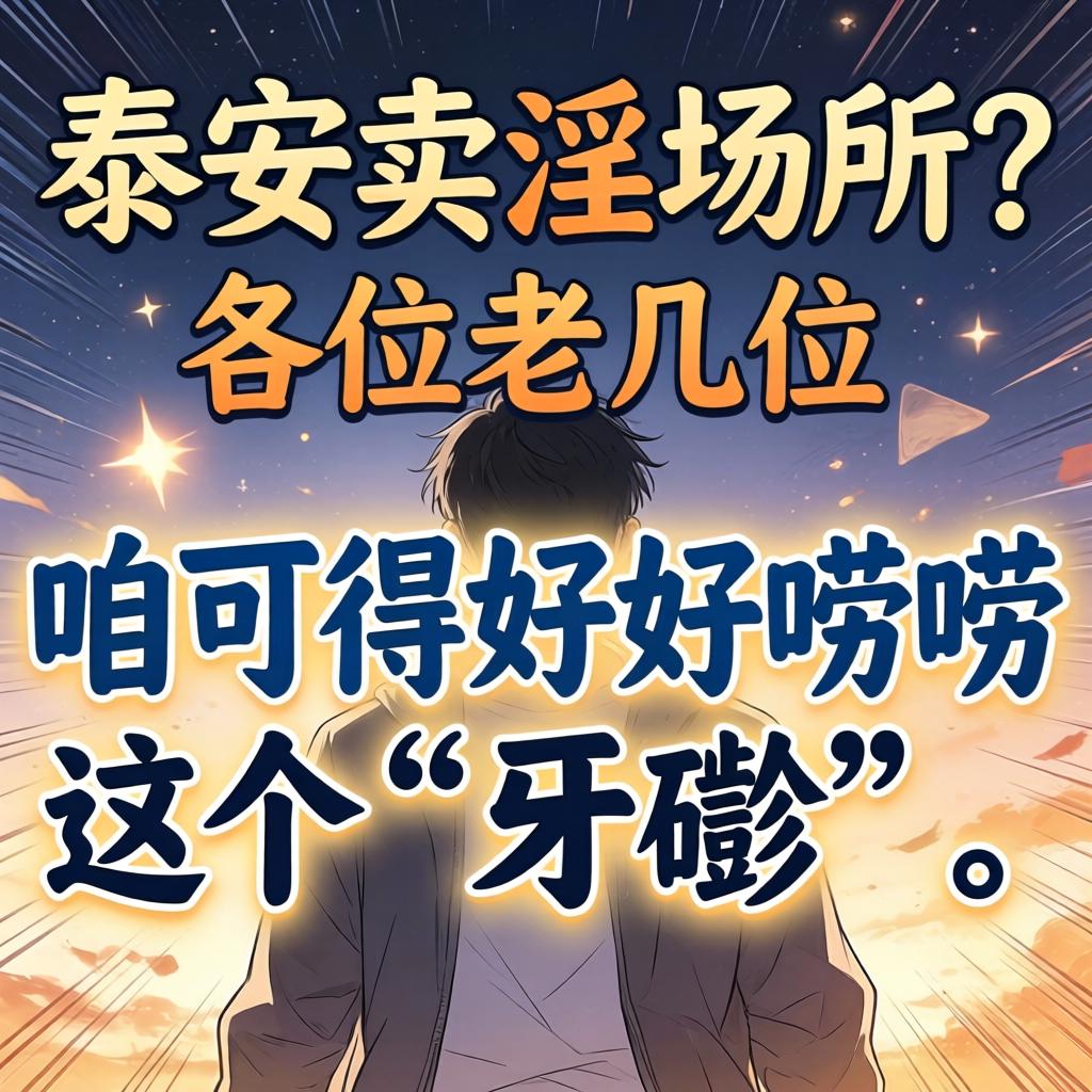 洛阳卖淫场所？各位老几位，咱可得好好唠唠这个“牙碜”事儿