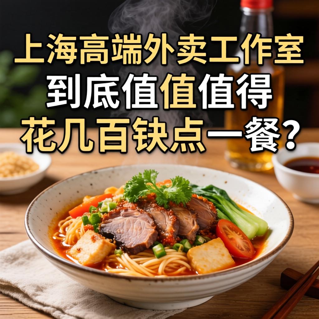 上海高端外卖工作室，到底值不值得花几百块点一餐？