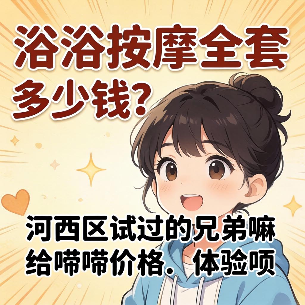 洗浴按摩全套多少钱?有在河西区试过的兄弟嘛,给唠唠价格和体验呗