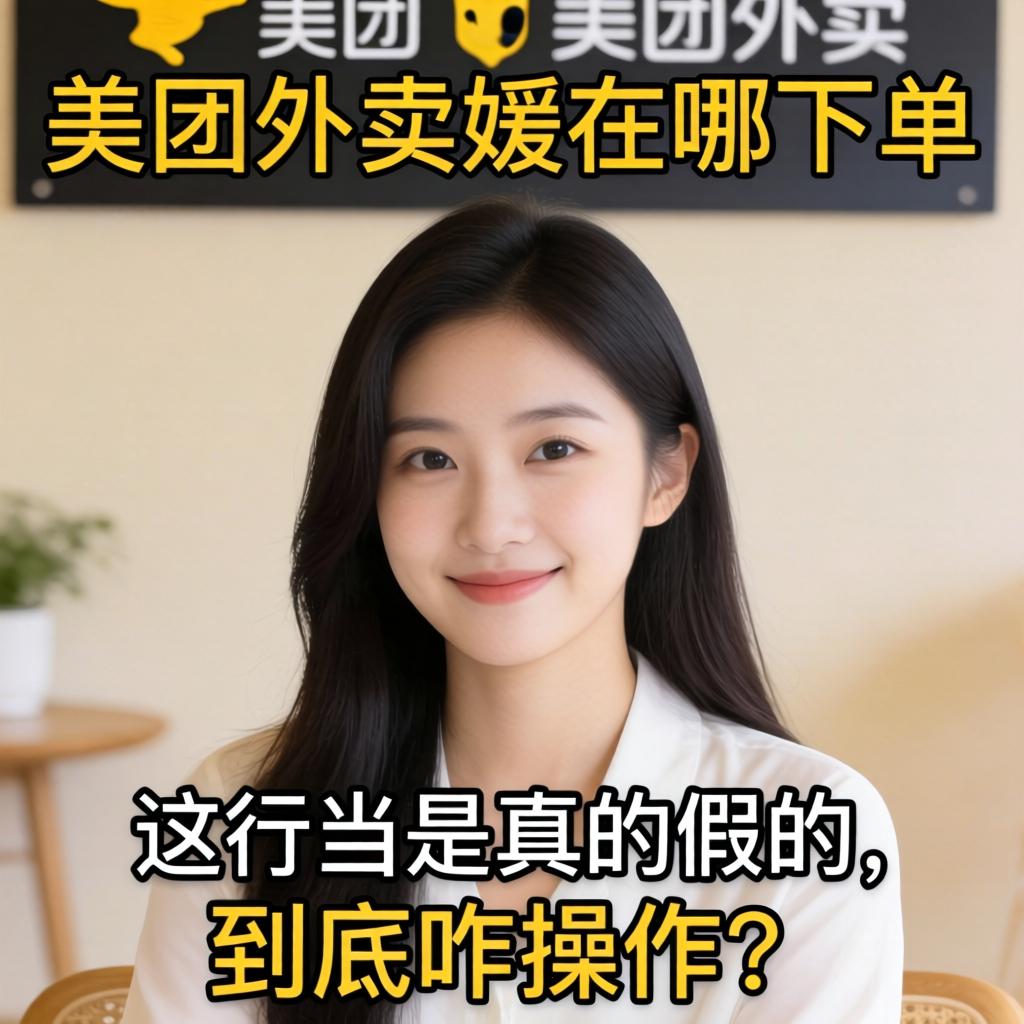 美团外卖媛在哪下单，这行当是真的假的，到底咋操作？