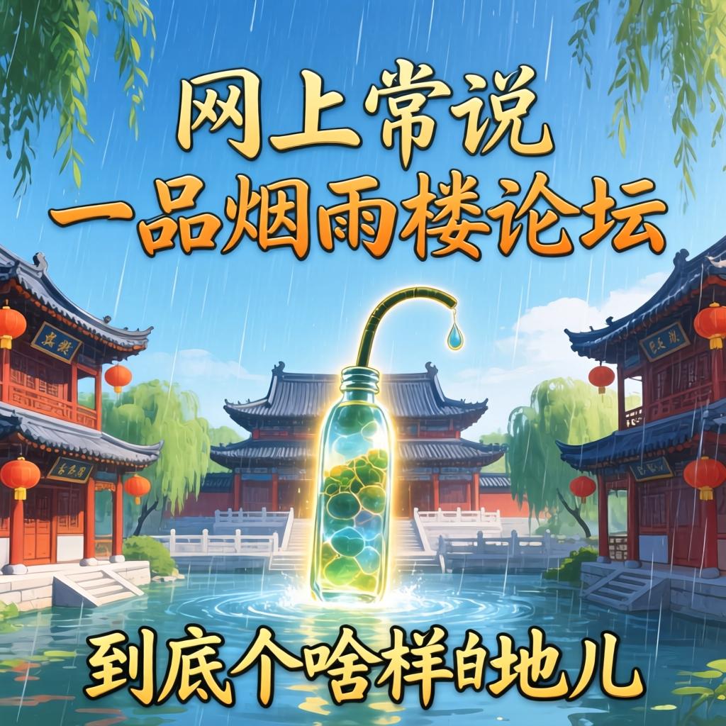 网上常说的一品烟雨楼论坛，到底是个啥样的地儿？