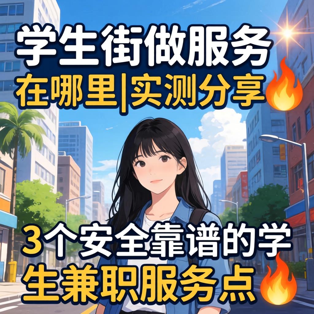 学生街做服务的在哪里|实测分享3个安全靠谱的学生兼职服务点?