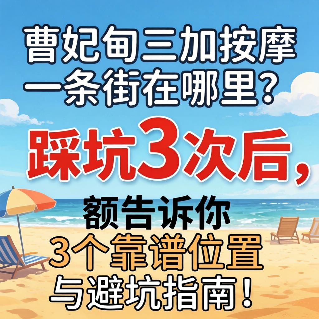 曹妃甸三加按摩一条街在哪？踩坑3次后，额告诉你3个靠谱位置与避坑指南