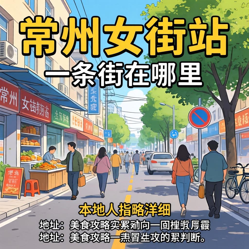 常州女街站周围一条街在那里？？外地人指路详细地点、美食攻略实探