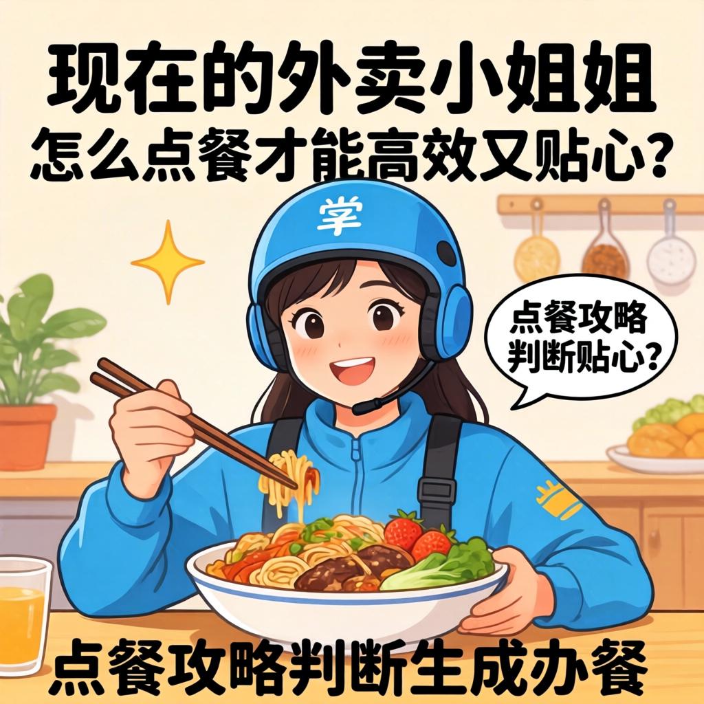 此刻的表卖幼姐姐怎么点餐能力高效又贴心？点餐攻略