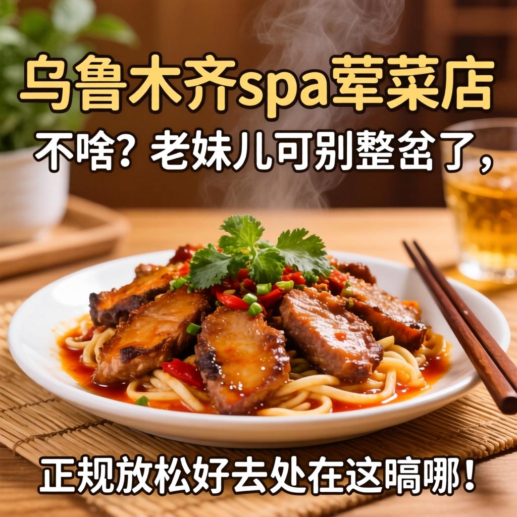 乌鲁木齐spa荤菜店是啥？老妹儿可别整岔了，正规放松好去处在这旮旯！