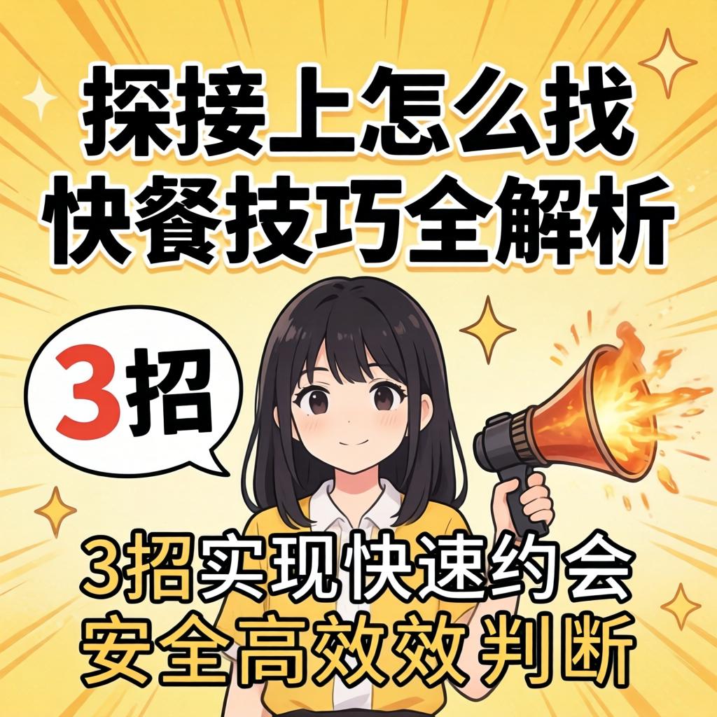 在探探上怎么找快餐技巧全解析，3招实现快速约会安全高效