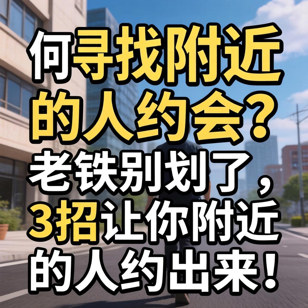 如何寻找附近的人约会？老铁别划了，3招让你附近的人约出来！