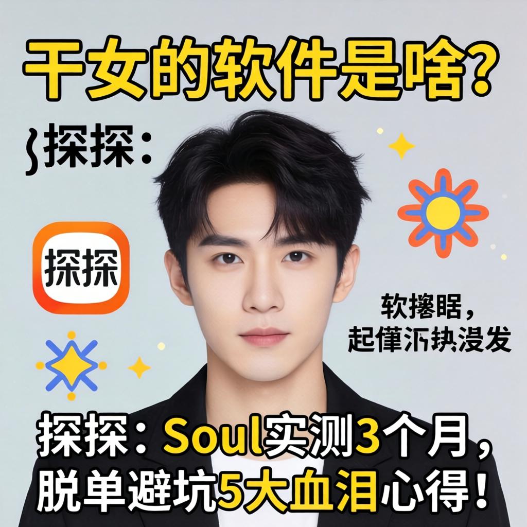 男的干女的软件是啥？探探、Soul实测3个月，脱单避坑5大血泪心得！