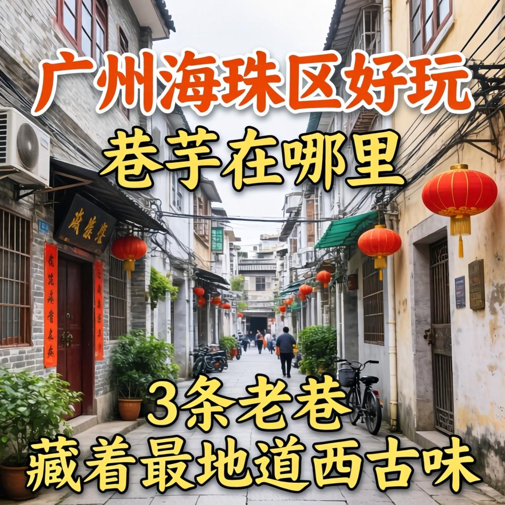 广州海珠区好玩的巷子在哪里？这3条老巷藏着最地道的西关味