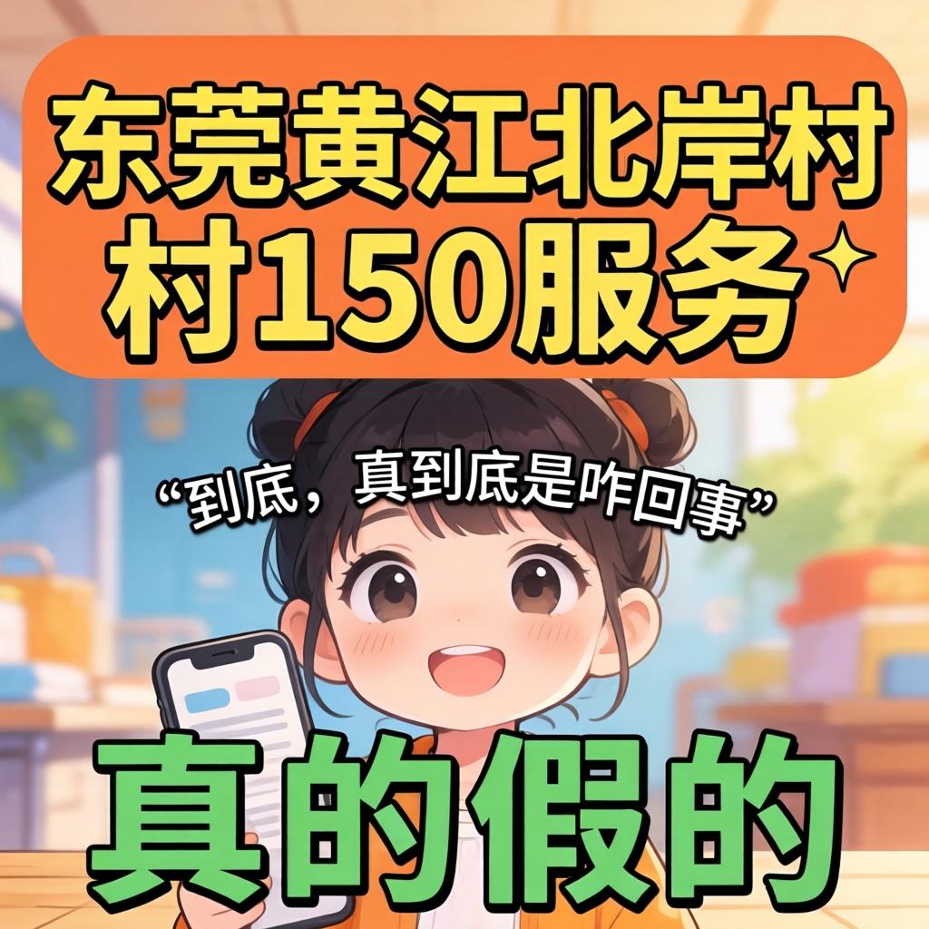 网上说的“东莞黄江北岸村150服务”到底是咋回事,真的假的?