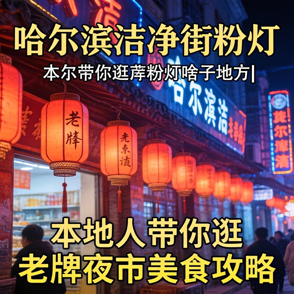 哈尔滨洁净街粉灯是啥子地方|本地人带你逛老牌夜市美食攻略