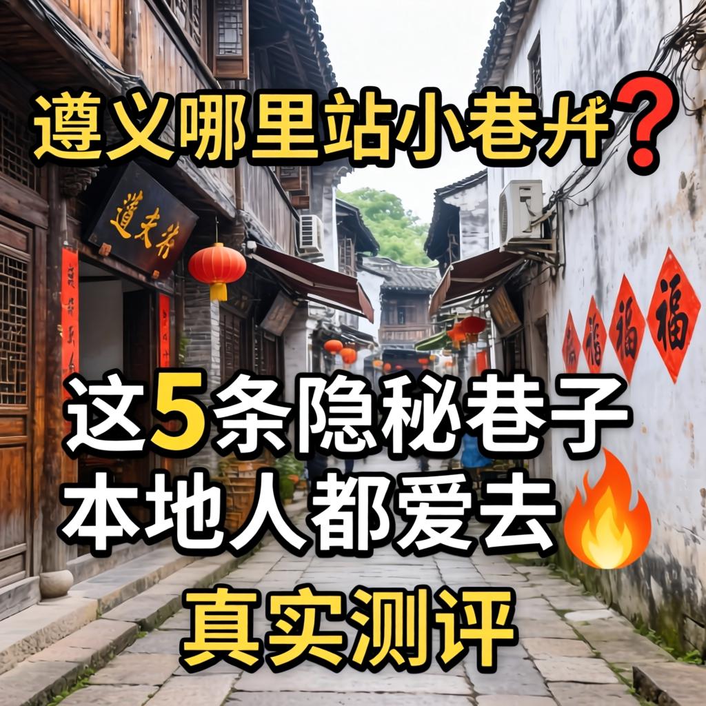 遵义哪里有站幼巷的?这5条隐秘小路本地人都爱去?真实测评