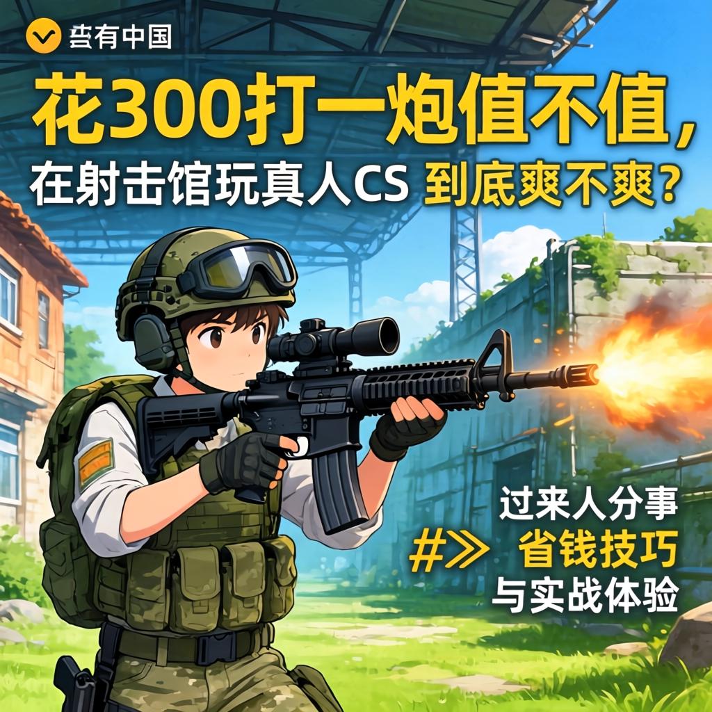 花300打一炮值不值，在射击馆玩真人CS，到底爽不爽？过来人分享省钱技巧与实战履历