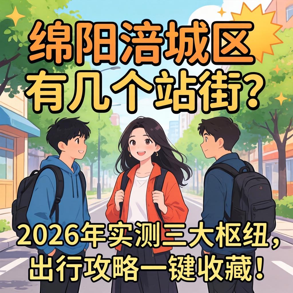 绵阳涪城区有几个站街？2026年实测三大枢纽，出行攻略一键收藏！