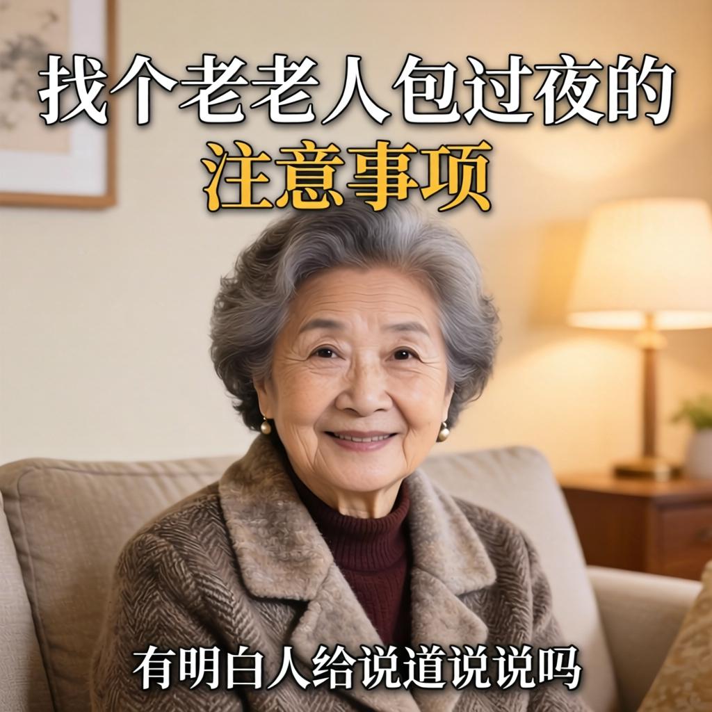 找个老女人包过夜的注意事项,有明白人给说道说道吗?