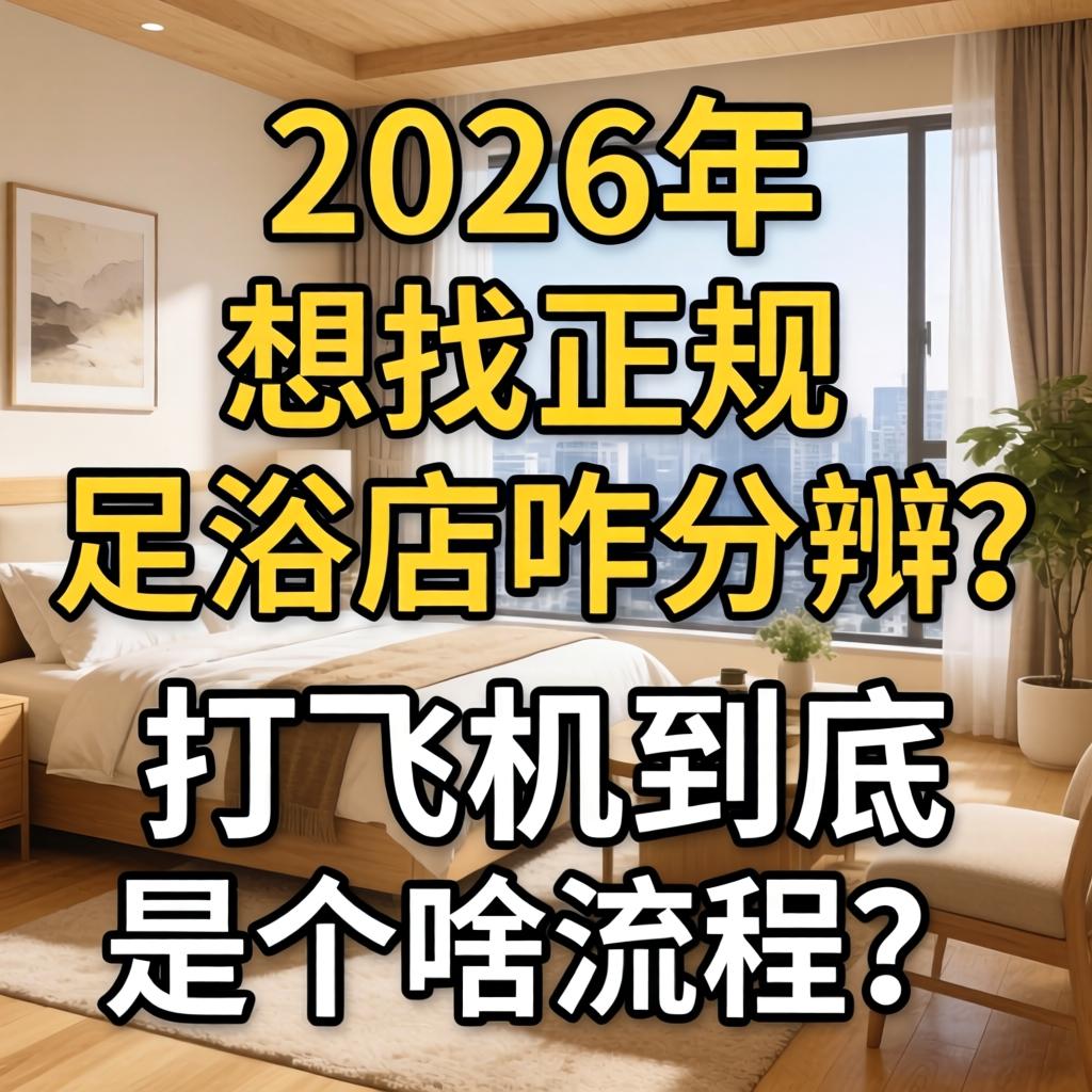 在2026年，想找正规足浴店咋分辨？打飞机到底是个啥流程？