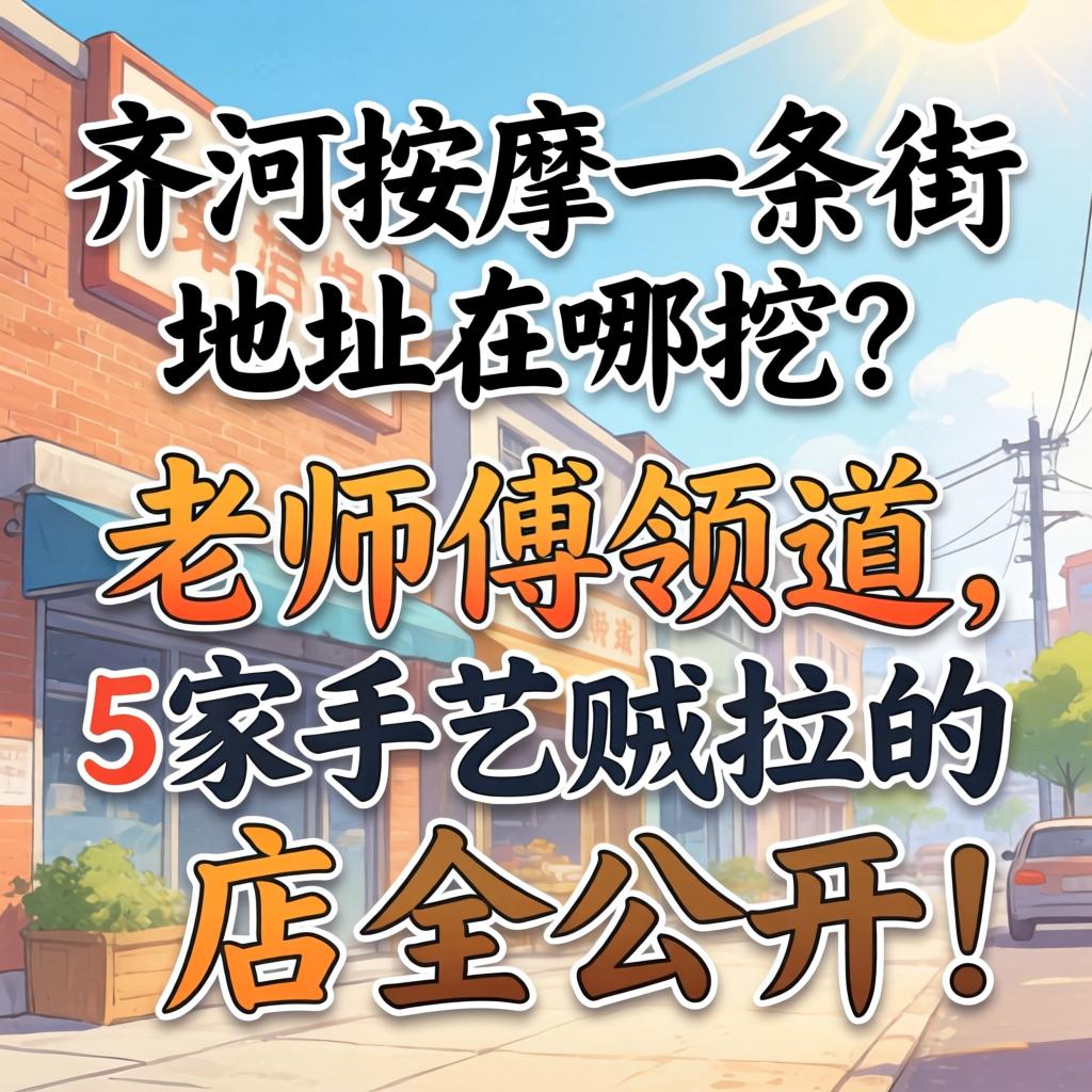 齐河按摩一条街地址在哪挖？老师傅领道，5家手艺贼拉的店全公开！