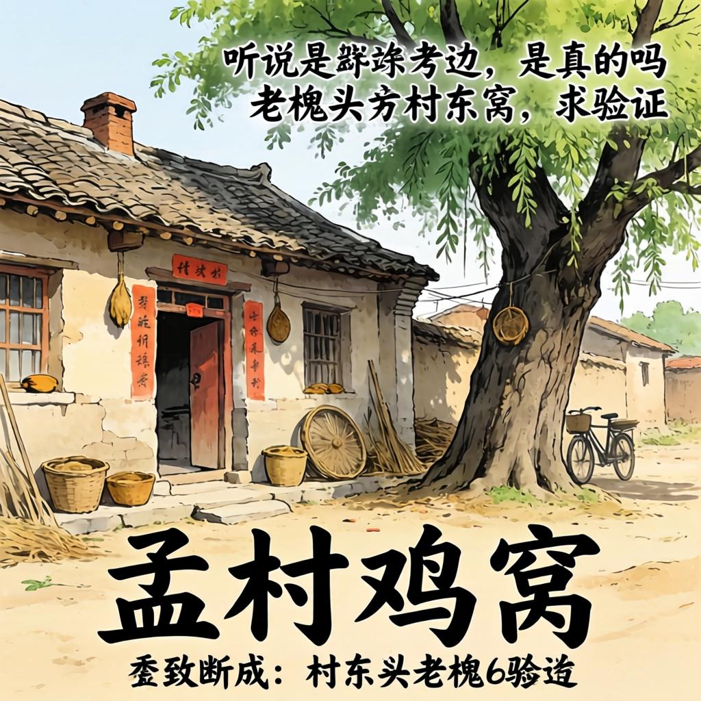 孟村鸡窝的具体位置，听说在村东头老槐树旁边，是真的吗？求验证！