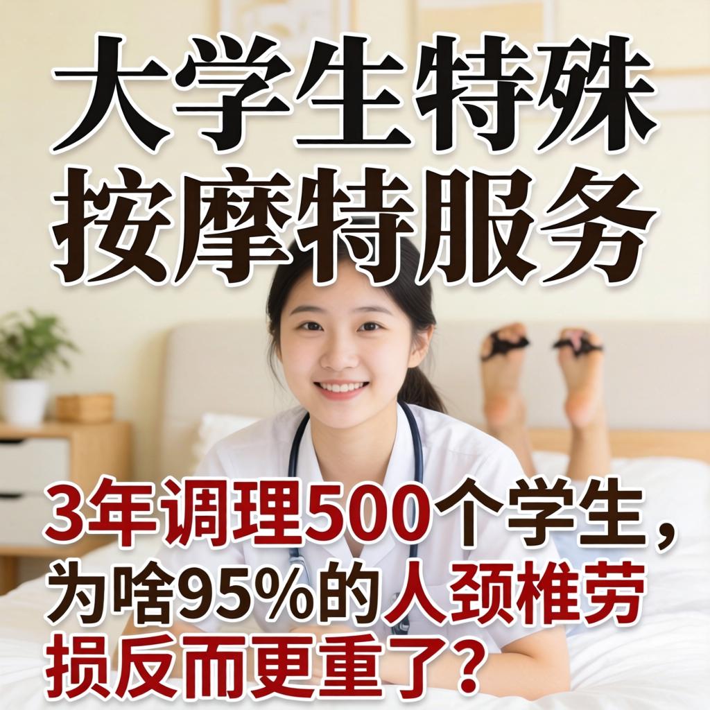 大学生特殊推拿特服务，3年调度500个学生，为啥95%的人颈茁吠损反而更沉了？