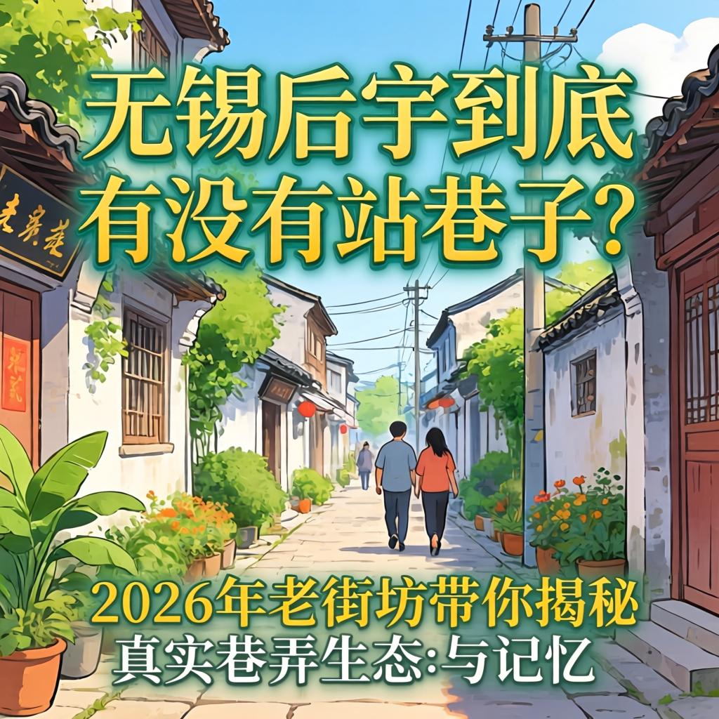 无锡后宅究竟有没有站巷子？？？2026年迈街坊带你揭秘真实巷弄生态与影象