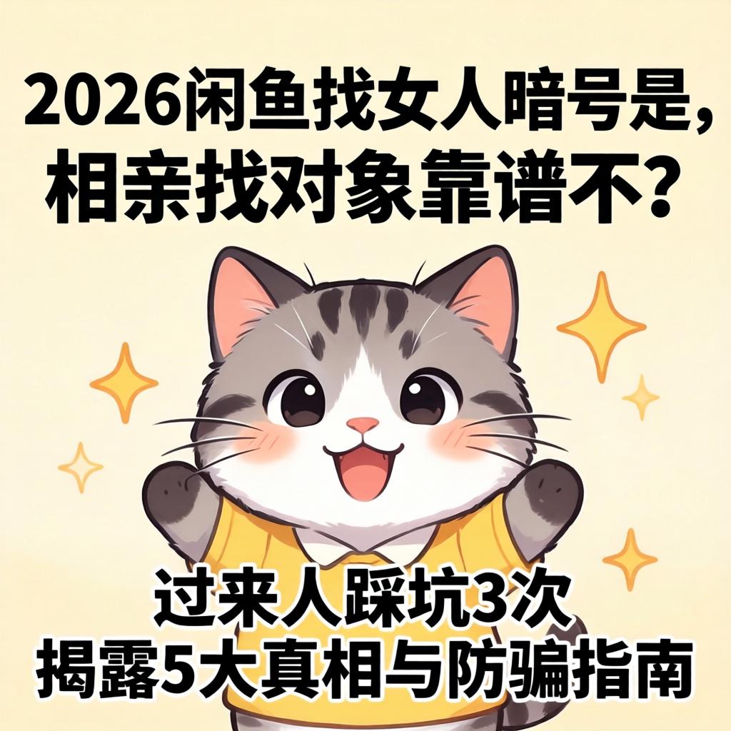 2026闲鱼找女人记号是,相亲找对象靠谱不？过来人踩坑3次，告发5大真相与防骗指南