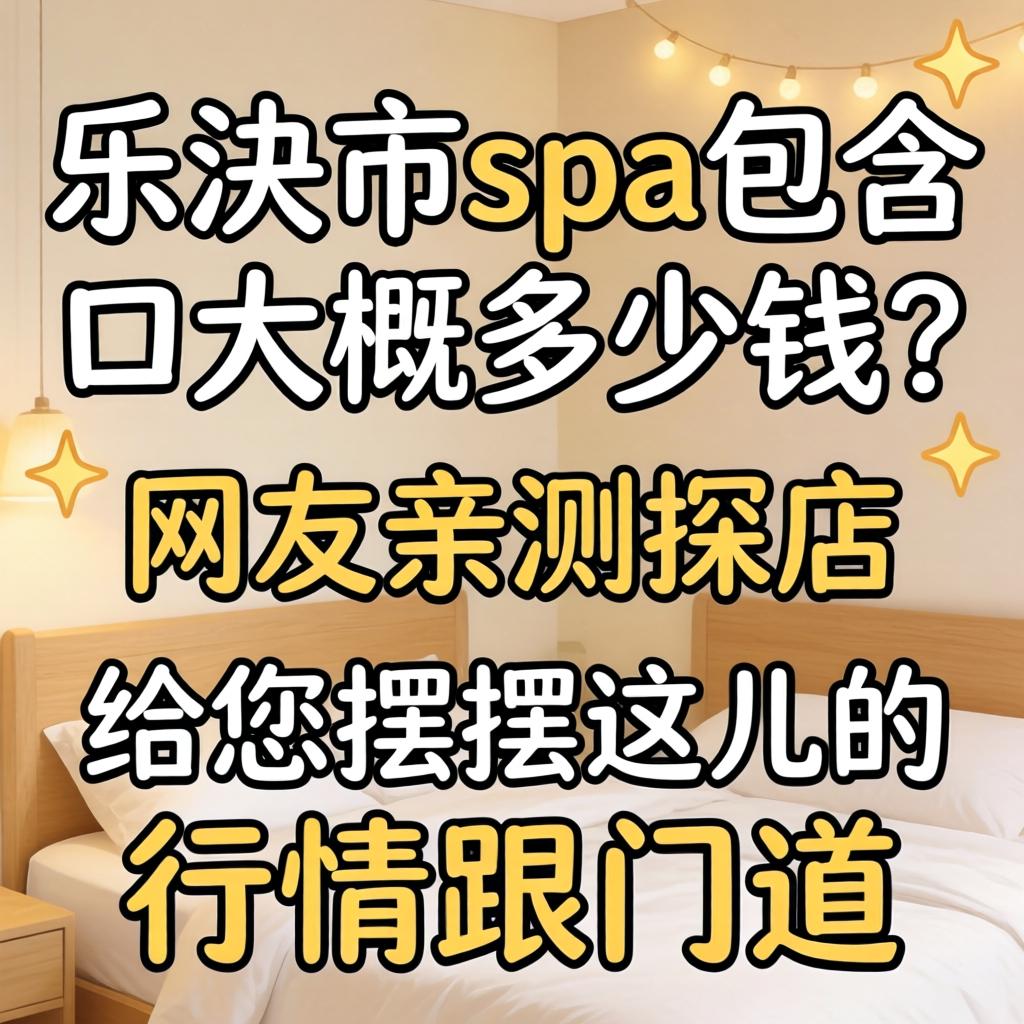乐清市spa包含口大概多少钱？网友亲测探店，给您摆摆这儿的行情跟门道