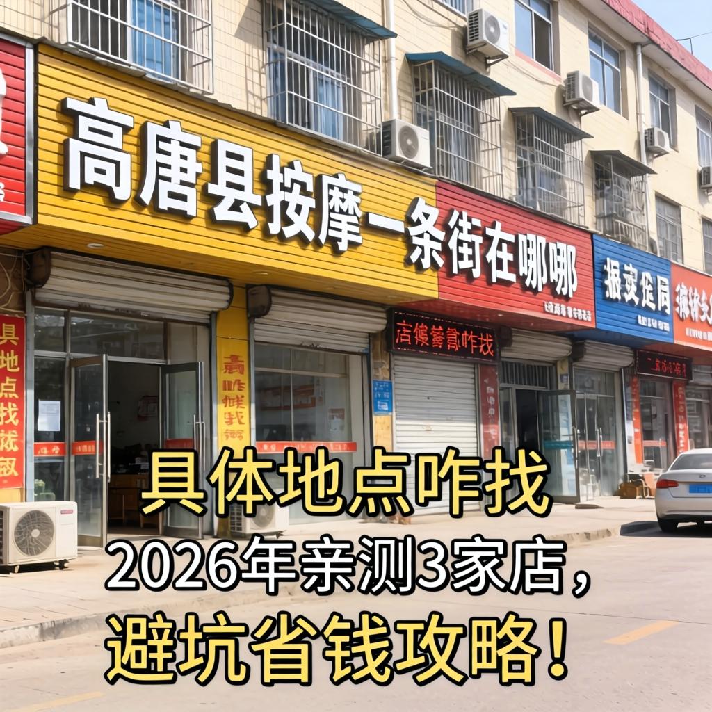 高唐县按摩一条街在哪, 具体位置咋找？2026年亲测3家店，避坑省钱攻略！