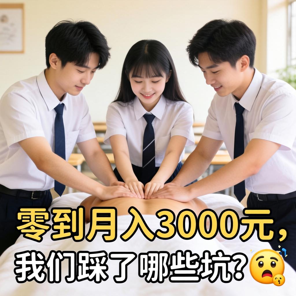 三个大学生按摩，从零到月入3000元，我们踩了哪些坑？?