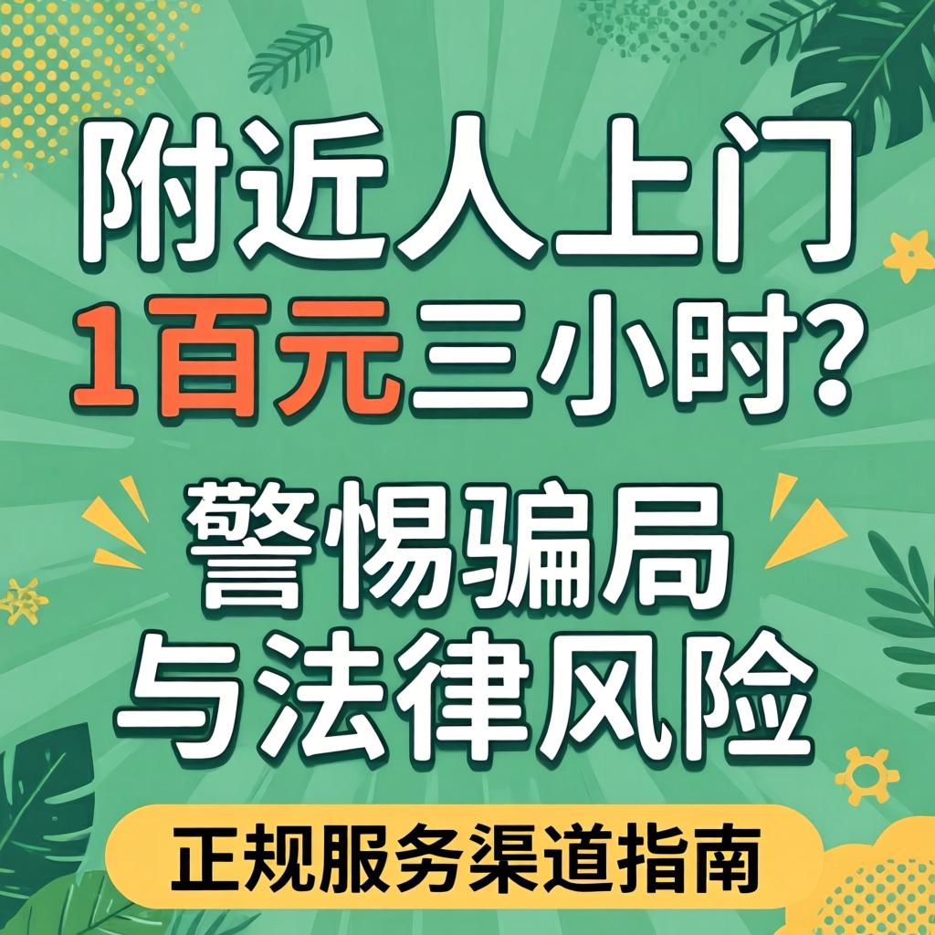 附近人上门1百元三小时？警惕骗局与法律风险｜正规服务渠道指南