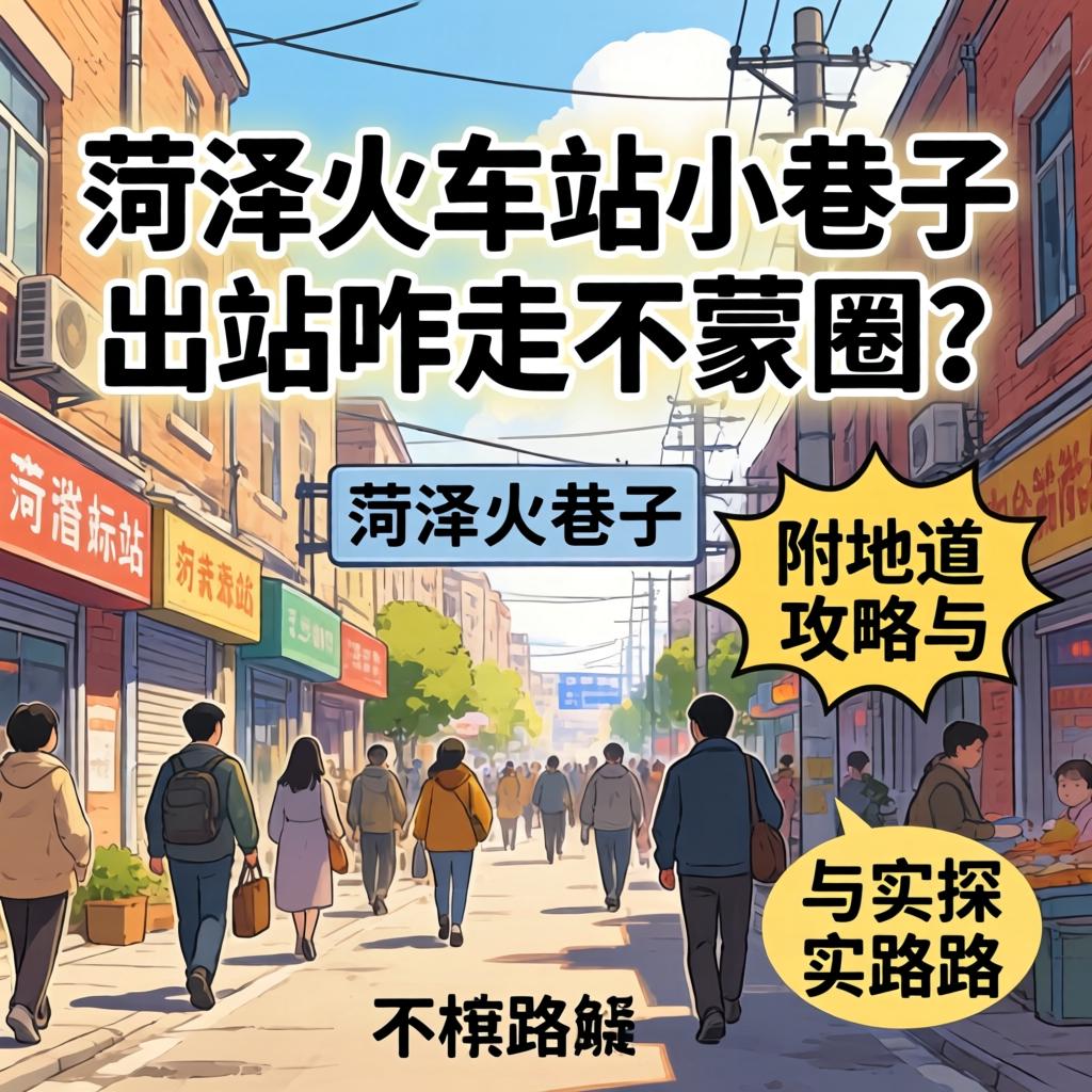 菏泽火车站小巷子出站咋走不蒙圈?附地道攻略与实探路线