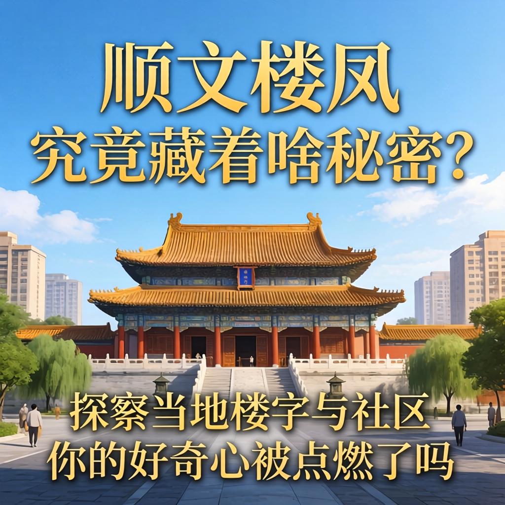 顺义楼凤，到底藏着啥奥秘？探访本地楼宇与社区，你的好奇心被点燃了吗？